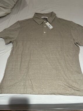 Banana Republic Light Beige Men's Polo Shirt